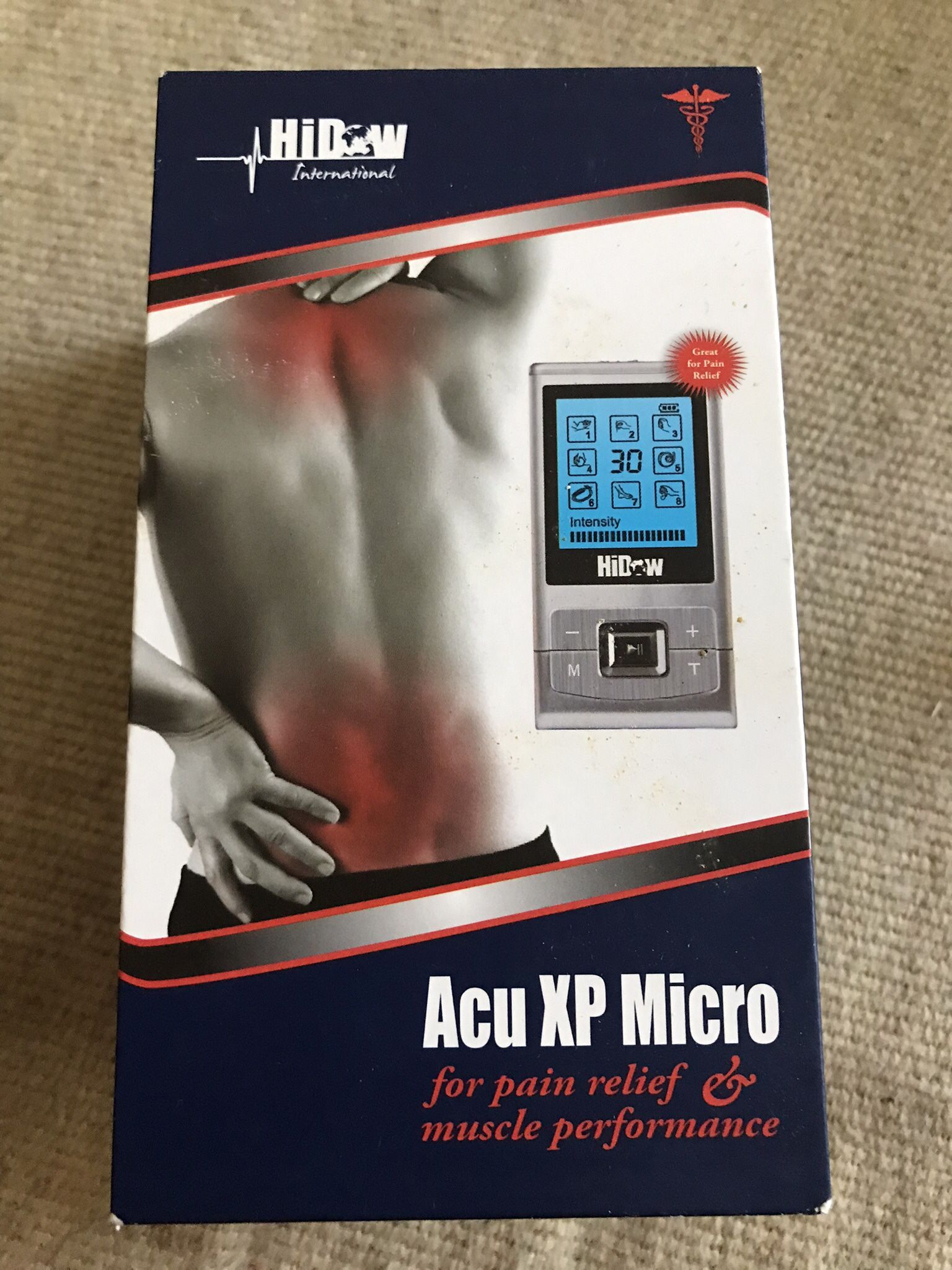 Hi-Dow AcuXP Micro Physical Therapy Tens Unit Massager HiDow
