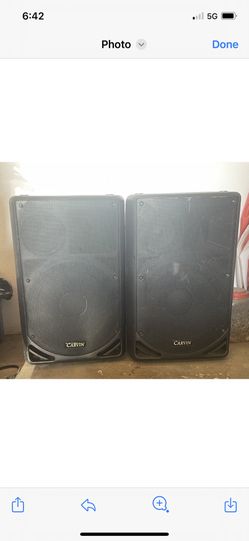 Set Of Carvin Speakers 