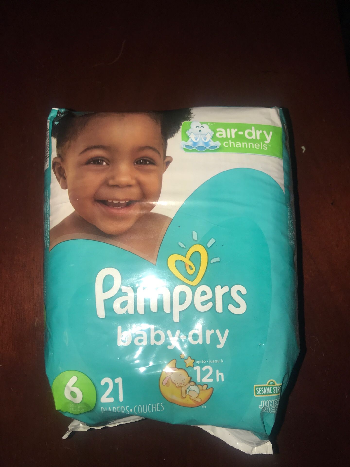 Pampers size 6 diapers