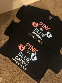 Personalized Gender Reveal Shirts