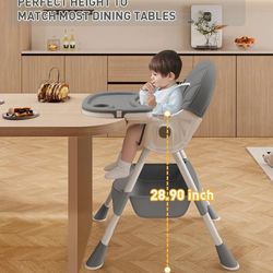 Baby High Chair, 5 in 1 High Chairs for Babies and Toddlers, Travel Foldable ...