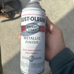 Rust-Oleum CHROME Stops Rust BRIGHT COAT METALLIC Finish 11 oz. Spray 7718-830