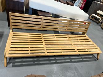 Teak Outdoor Bench W: 88” x D: 32” x H: 25” (Seat H: 9”)