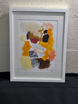 Original Mixed Media: "The Resolute Pierrot" – Hand-Signed (16 3/4" x 12 3/4")