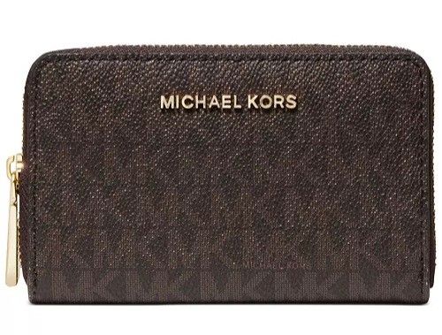 Brand New Micheal Kors Small Logo and Leather Wallet