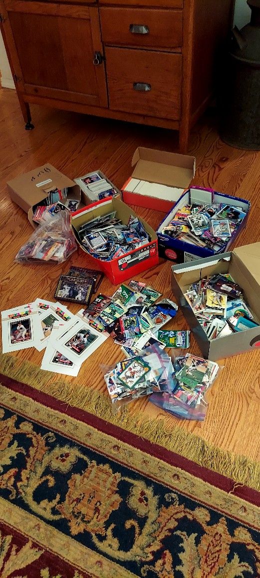 90s Baseball, Football, Soccer Trading Cards