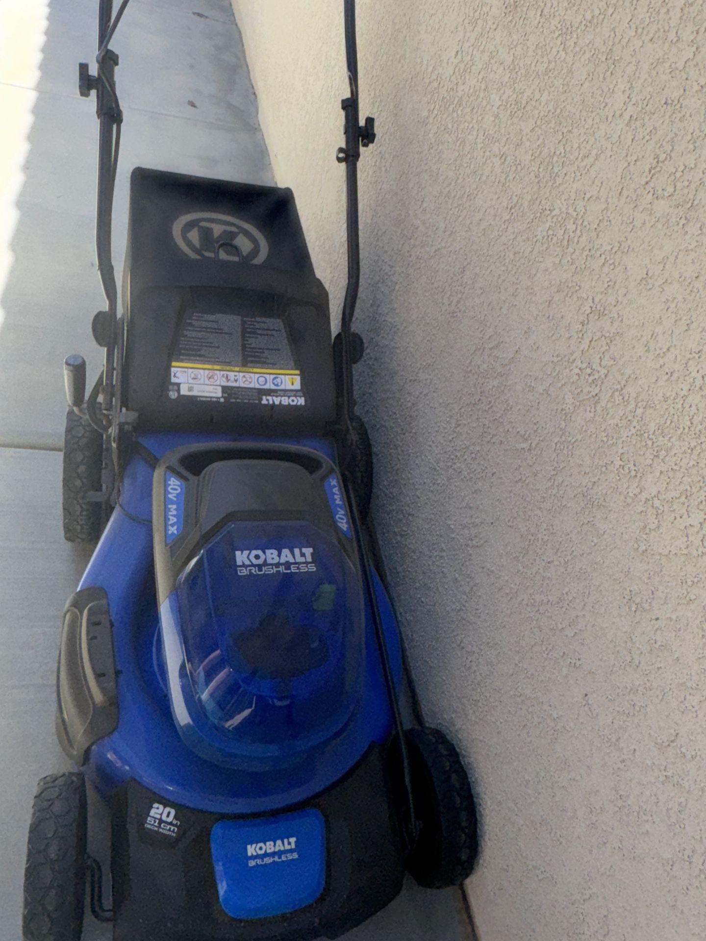 Kobalt Electric Mower Set
