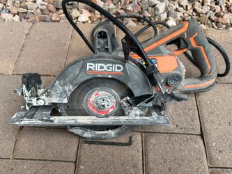 RIDGID R32104 7-1/4” Worm Drive Circular Saw 15 Amp Corded Tested