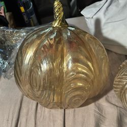 3 Peace, Glass, Pumpkin Set