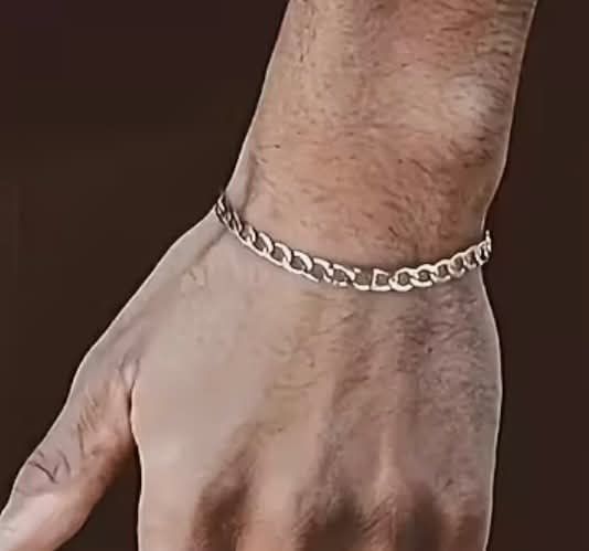 Jewelry mens Silver Bracelet Stainless Steel new