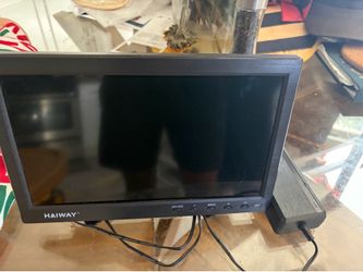 10.1” Haiway LED Monitor w/ Power Adapter – HDMI/AV Display