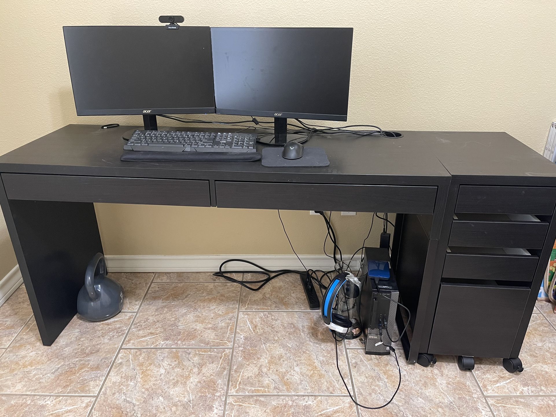 IKEA Black Desk