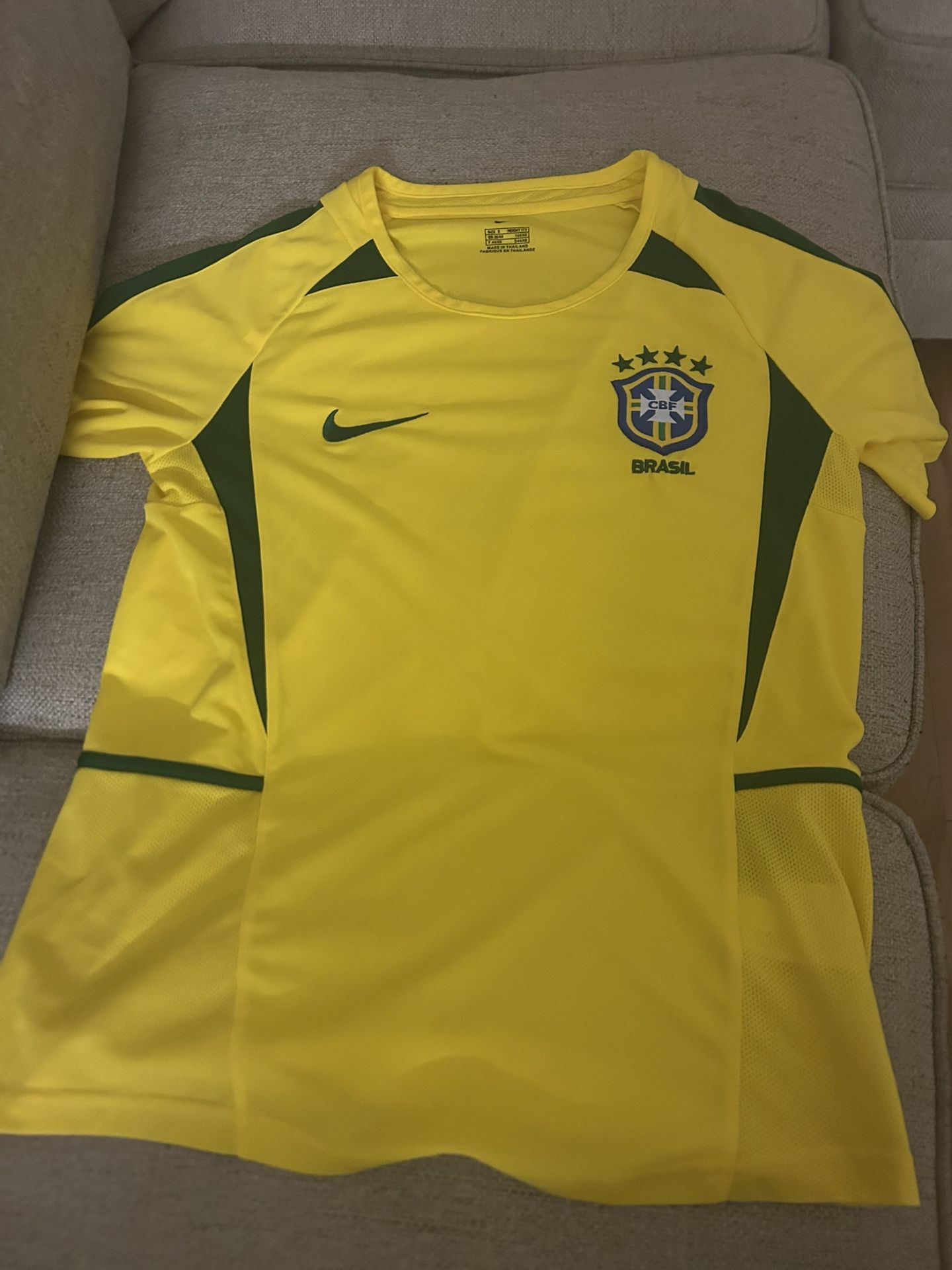 Brazil 2002 World Cup Home Jersey