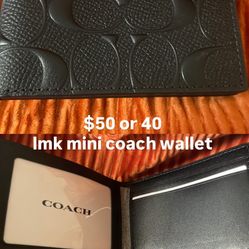 mini coach wallet for men