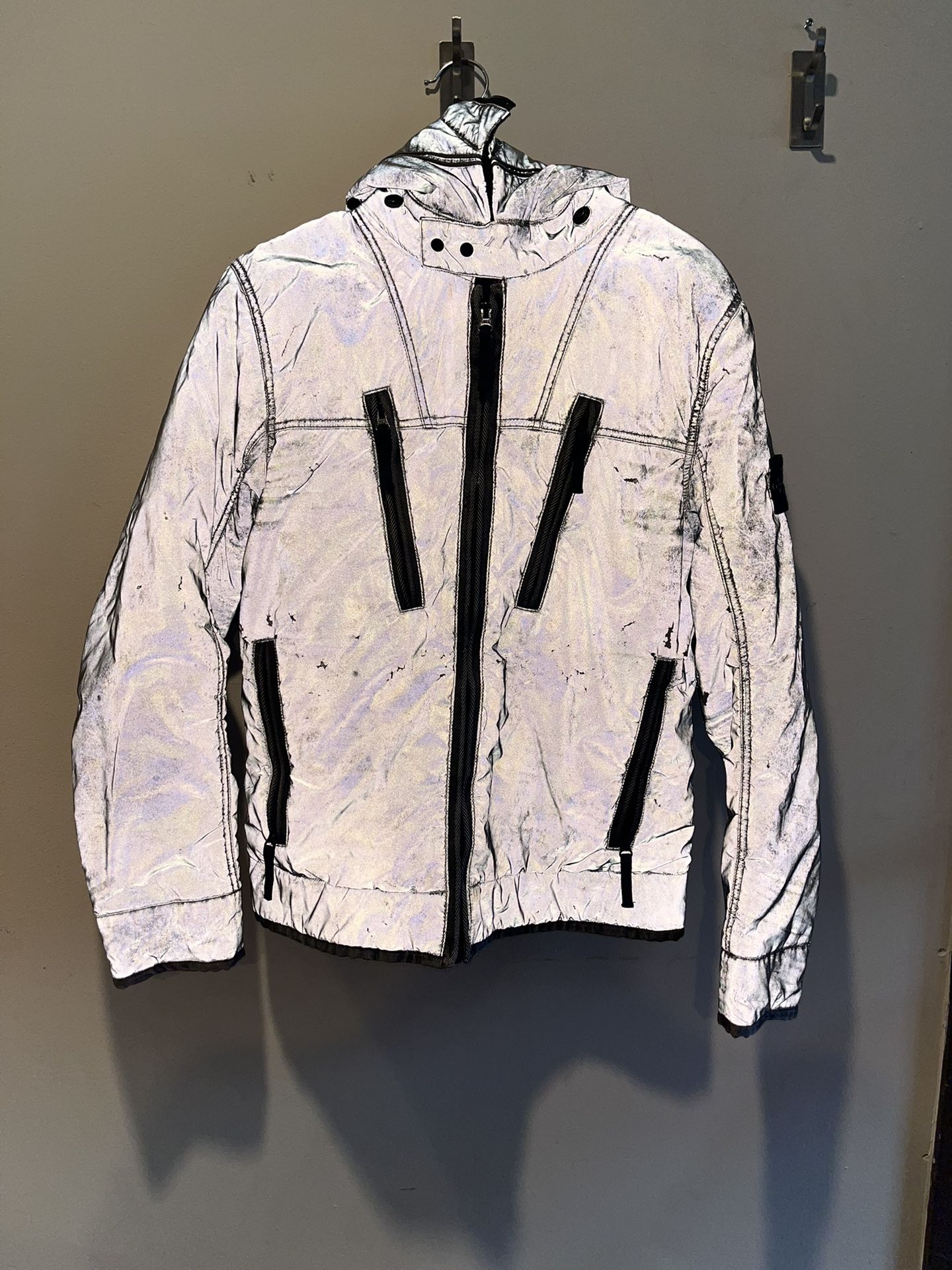 Massimo Osti x Stone Island Liquid Reflective Jacket Size Small