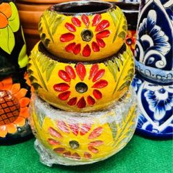 💥🪴Clay Pots Set  Of 3x $45 💥🪴12031 Firestone Blvd Norwalk CA Open Every Day From 9am To 7pm 
