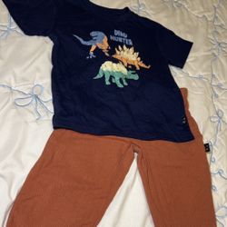 Toddler Dinosaur T-Shirt Set