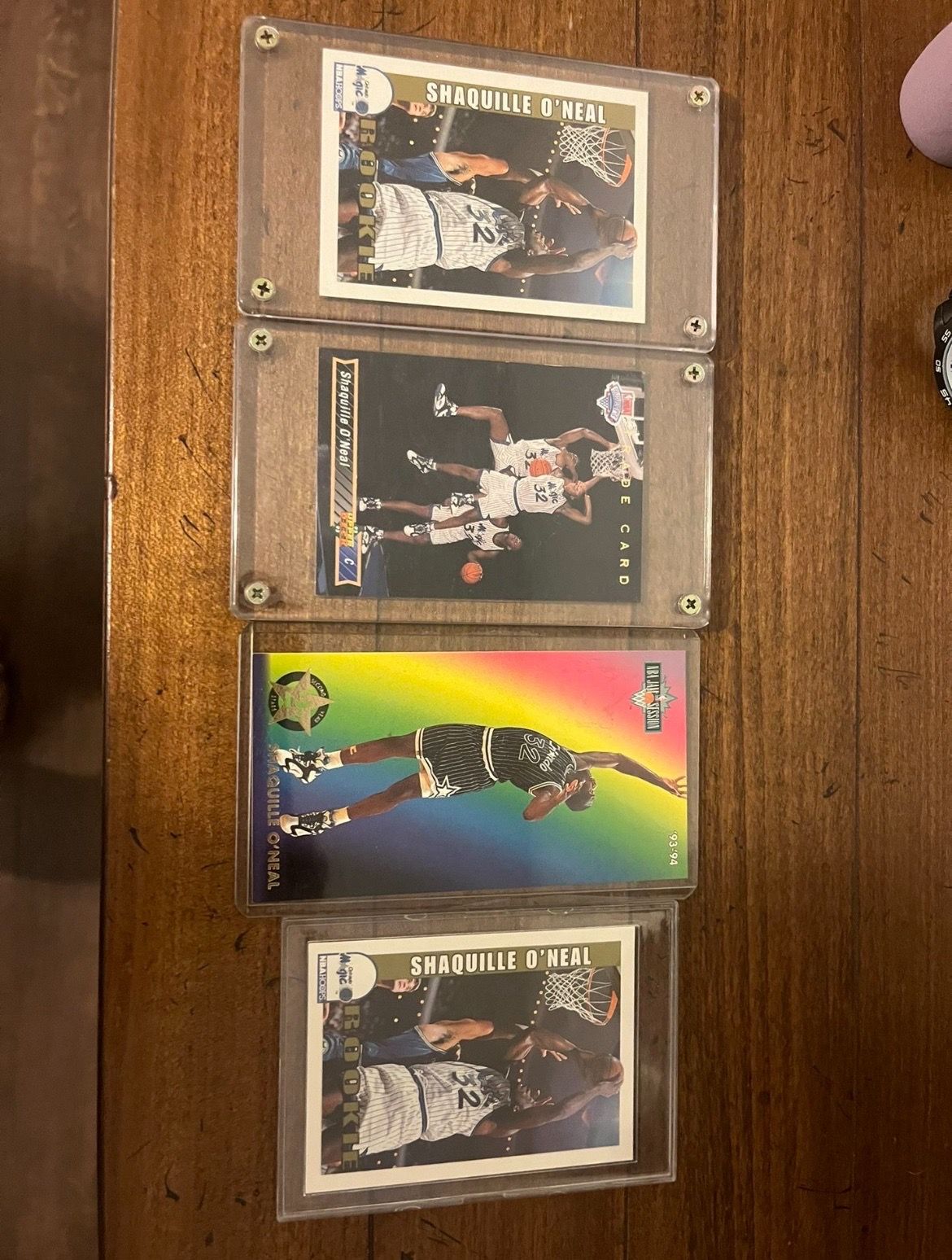Shaquille O’Neal basketball cards