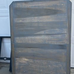 Wood kitchen/dining Table &iron Bed 