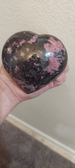 Rhodonite Heart