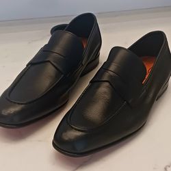 NIB SANTONI Dress Loafers 9D