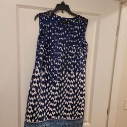 Blue/White Dress