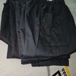 Dark Grey Scrub Pants