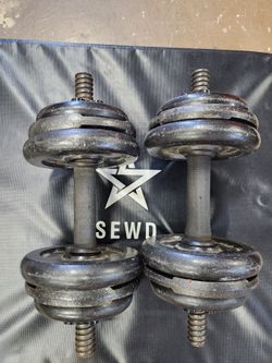 40 lbs dumbbells
