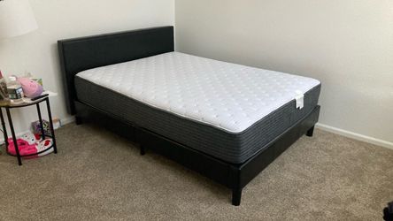 Queen mattress and frame