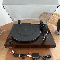Fluance RT81 Elite High Fidelity Vinyl Turntable Record Player with Audio Technica AT95E Cartridge, Belt Drive, Built-in Preamp, Adjustable Counterwei