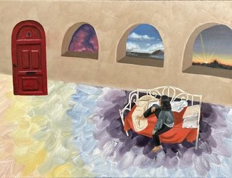 In Between Thoughts - Oil on Canvas