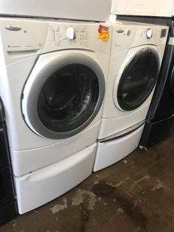 Whirlpool washer and dryer
