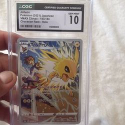 Pokemon Jolteon  pokemon vmax gem mint new