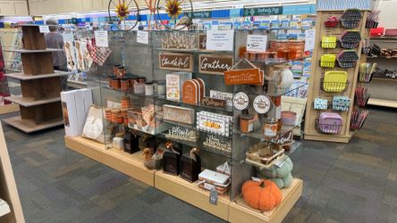 Glass Showcase - Hallmark Store Closing