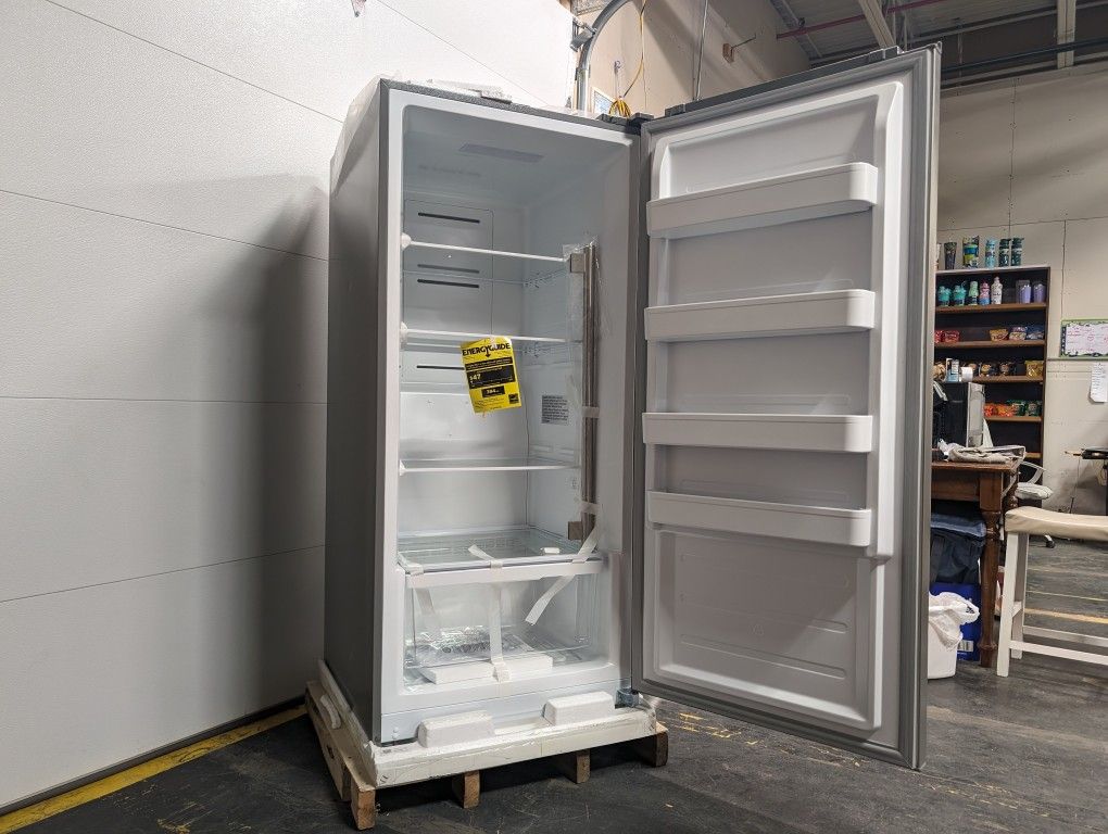 FORNO 14 Cu Ft Frezerless Refrigerator - Stainless Steel
