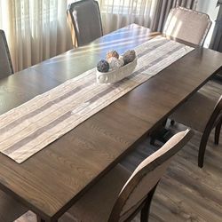 Dining Table and Buffet Cabinet