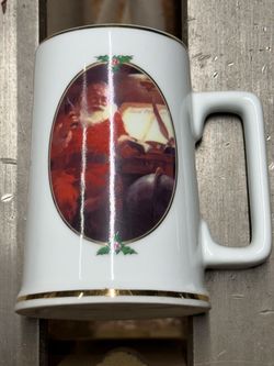 Vintage Coca Cola Santa Mug
