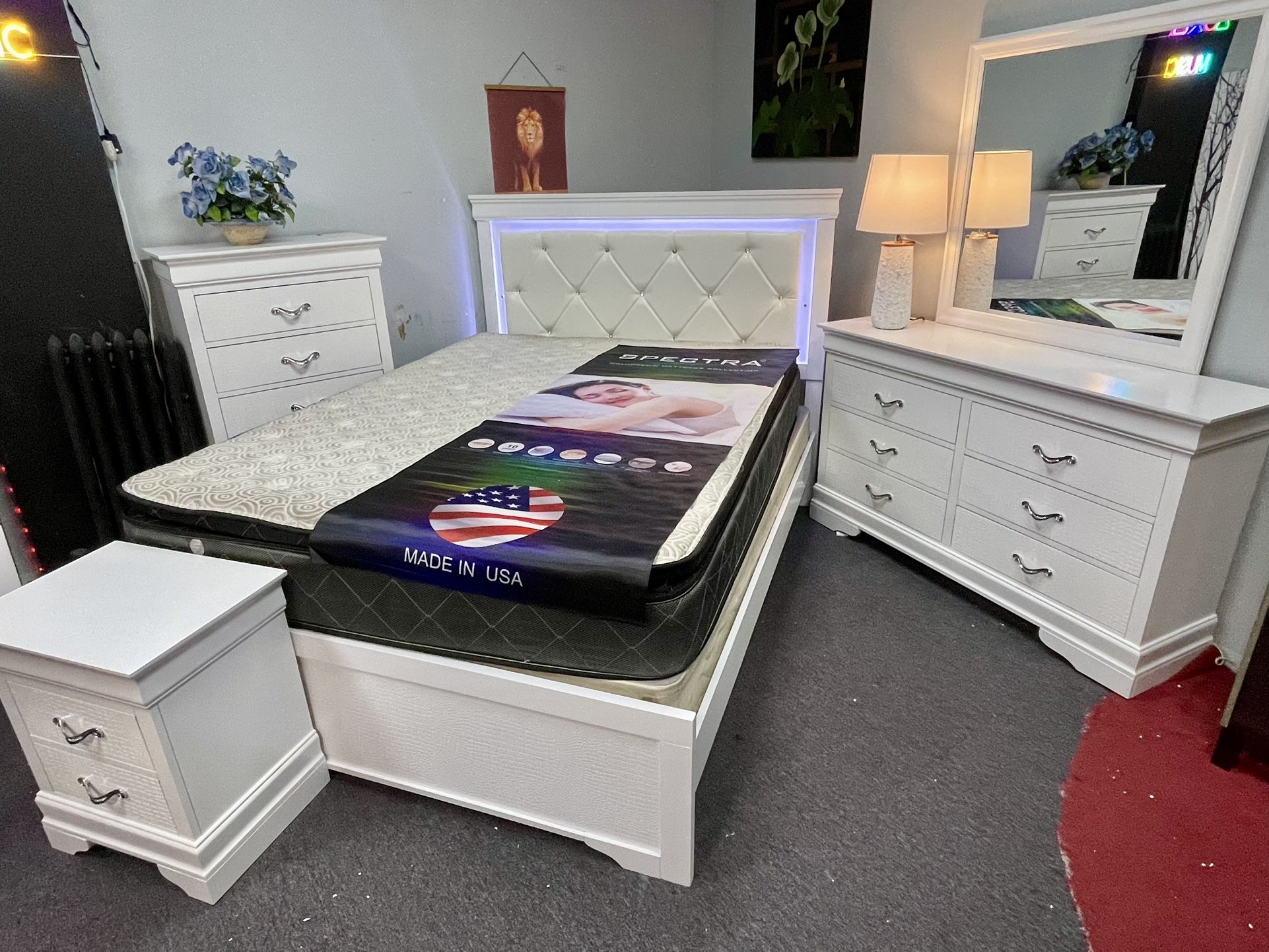 β¨ Modern 5-Piece Bedroom Set β NOW ONLY $898 (Reg. $1899) β¨
