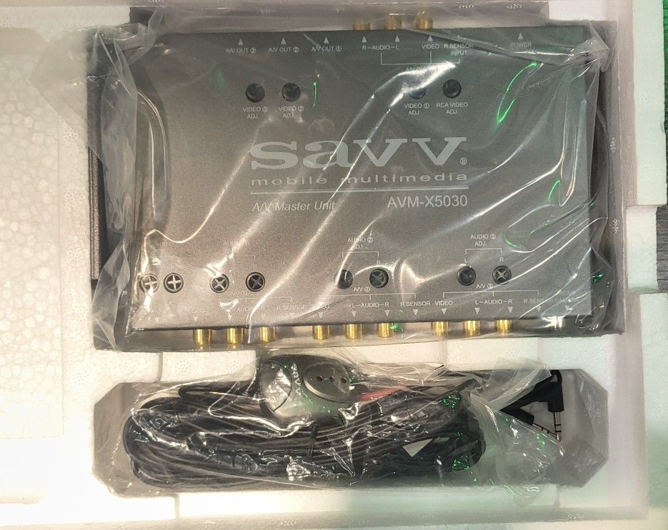 Savv AVM-X5030 A/V Master Unit, a mobile multimedia selector for car audio and video