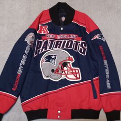 New England Patriots Coat Jacket Size Xlarge Maye Brady  Gronk