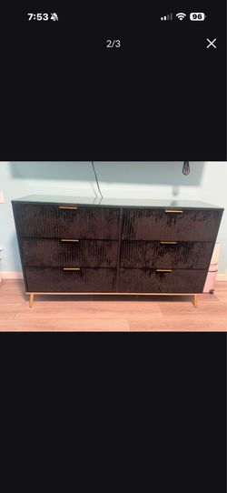 Black & Gold Dresser