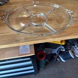 Glass platter