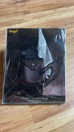 Plague Doctor Belt: (NEW) Plague Doctor Belt with Pouch, Black, One Size, Price: $10