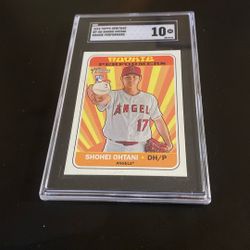 2018 Topps Heritage Shohei Ohtani Rookie Performers Rookie Card SGC 10