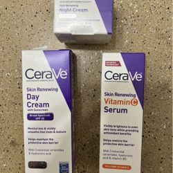 CeraVe cream and serum