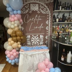 Gender Reveal Balloon Garland