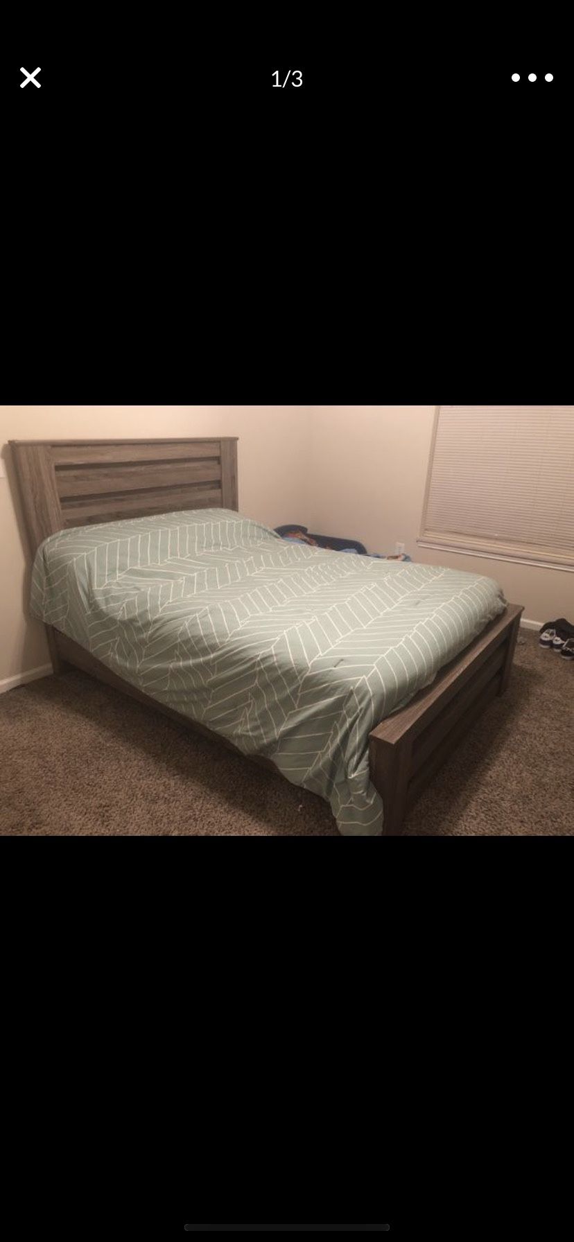 Queen Bed Frame.. Mattress not included