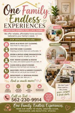 Home Cleaning & redecorating