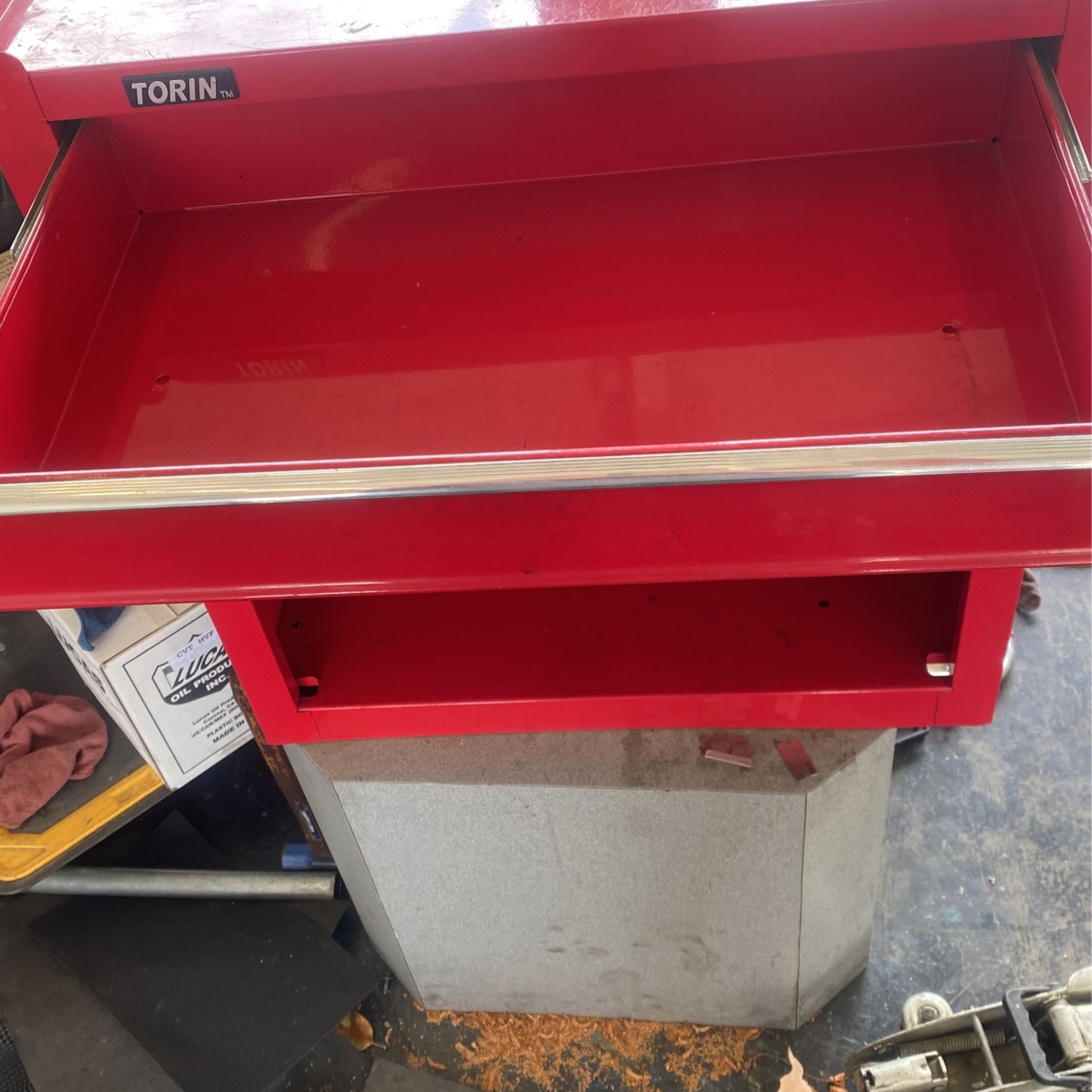 Tool Box Only Top Locks And It Has One Key