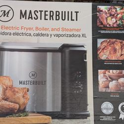 Master built  XL Electric Fryer,Boiler And Steamer